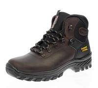 Grisport scarponcini trekking montagna unisex pelle impermeabili Gritex e support system 24201 e impermeabilizzante (marrone, Sistema Taglie Calzature EU, Adulto, Numero, Media, 42)