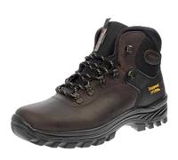 Grisport scarponcini trekking montagna unisex pelle impermeabili Gritex e support system 24201 e impermeabilizzante (marrone, Sistema Taglie Calzature EU, Adulto, Numero, Media, 42)