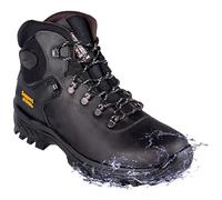 Grisport scarponcini trekking montagna unisex pelle impermeabili Gritex e support system 24201 e impermeabilizzante (marrone, Sistema Taglie Calzature EU, Adulto, Numero, Media, 45)