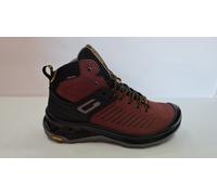 Grisport Scarponcini Trekking Uomo in Pelle e Tessile Con GRITEX - S5G (Lagrein)