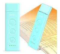 Gritin Luce per Lettura Libri a Letto Ricaricabile, 7 LED Luce Lampada da Lettura per Libro con Clip, 3 Temperature Colore, 5 Luminosità & Oscuramento Continuo per Libro Notturna