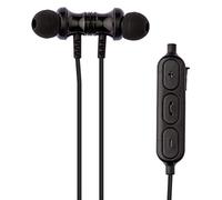 GRIXX Cuffie Bluetooth in-ear Click, con microfono e pulsante di controllo, colore: nero