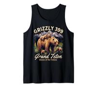 Grizzly 399 Bear Lovers Queen of the Tetons National Park Canotta