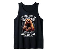 Grizzly 399 Bear Lovers Queen of The Tetons National Park Canotta