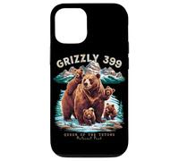 Grizzly 399 Bear Lovers Queen of the Tetons National Park Custodia per iPhone 12/12 Pro