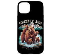 Grizzly 399 Bear Lovers Queen of the Tetons National Park Custodia per iPhone 15 Plus