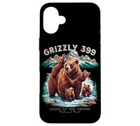Grizzly 399 Bear Lovers Queen of the Tetons National Park Custodia per iPhone 16 Plus