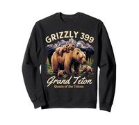 Grizzly 399 Bear Lovers Queen of the Tetons National Park Felpa