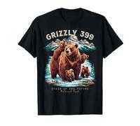 Grizzly 399 Bear Lovers Queen of the Tetons National Park Maglietta