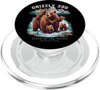 Grizzly 399 Bear Lovers Queen of the Tetons National Park PopSockets PopGrip per MagSafe