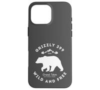 Grizzly 399 Wild & Free Parco nazionale Grand Teton Custodia per iPhone 16 Pro Max