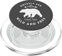 Grizzly 399 Wild & Free Parco nazionale Grand Teton PopSockets PopGrip per MagSafe