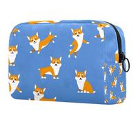 Grizzly Bear Attack Claw Piccola borsa per il trucco da donna borsa cosmetica con cerniera borsa organizer per accessori di bellezza, Multicolore 09, 18.5x7.5x13cm/7.3x3x5.1in