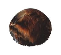 Grizzly Bear Cuffia da doccia da donna riutilizzabile a doppio strato cuffia da bagno cuffia per capelli impermeabile fascia elastica da donna spa salone doccia cappelli per capelli