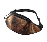 Grizzly Bear Marsupio per uomo e donna borsa a tracolla impermeabile sport cintura marsupio outdoor hip pack
