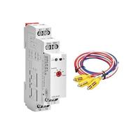 GRL8 Liquid Level Control Relay 10A Electronic Liquid Level Controller wirh Sensor AC/DC24V-240V AUOQKQUT(GRL8-01 with Sensor)