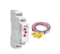 GRL8 Liquid Level Control Relay 10A Electronic Liquid Level Controller wirh Sensor AC/DC24V-240V RUAJOGYNVM(GRL8-02 with Sensor)