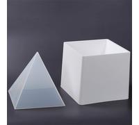 Gro es DIY-Pyramiden-Harzform-Set, gro e Silikon-Pyramidenformen, Schmuckherstellung, Bastelform, Werkzeug, 15 cm