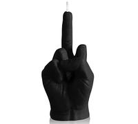 GROBRO7 Candela del dito medio Decorazione della stanza profumata pastello danese, Aromaterapia con incenso di pino cera di soia naturale, Regalo di inaugurazione della casa di festival(Nero)