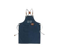 GROBTE Grembiule personalizzato per Uomini Donne Grembiuli Di Tela Personalizzati Con 2 Tasche Testo Personalizzato Logo Grembiule Da Lavoro Professionale Regolabile