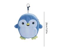 Grocery Bags Reusable, Plush Animal Tote Handbag, Foldable Shopping Bag with Keychain, Cute Carryall for Girls, Women, Travel, Beach, Picnic, Camping, Market, Outdoor, 7.87 Inches