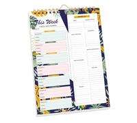 Grocery List - Shopping Pad, 52 Week Food Organizer for Diet Planning, Planner tear-off sheets for Home Kitchen, Dinner Schedule for Adults Students, Paper Notepad Gift for Mother