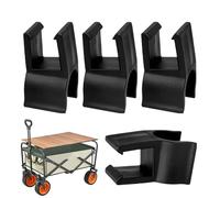 Grocery Trolley Card Buckle - Strong Locking Mechanism, Lightweight Design, Rust Resistant, Quick Setup | Camping Gear Organizer, Garden Tool Holder, Market Cart Enhancement, Shopping Convenience, Out