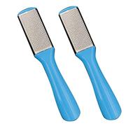 GROCKSTR 2Pcs Professionale Doppio Lato Piede File Raspa Tallone Grattugia Duro Rimozione Calli Pedicure File Grattugia Piede