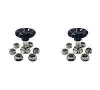 GROCKSTR 2X Attrezzo Impermeabile con Chiusura Un Chiave Apri Fondello 'Orologio 7 Tipi di Dimensioni Strumenti Professionali per la Riparazione di Orologi Set per