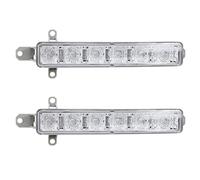 GROCKSTR 2X Car 6 LED 6000K Luce di Marcia Diurna DRL Trasparente 9677409380 9677409380 per C1 2006-2017 C3 2015-2019