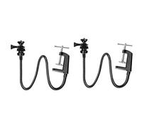 GROCKSTR 2X Supporto per Webcam, Supporto per Webcam Aggiornato con Braccio Flessibile Un Collo di Cigno E Morsetto, Vestito per Webcam C920, C922, C930