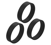 GROCKSTR 3 cinghie zigrinate per aspirapolvere, adatte per tutte le generazioni G3 G4 G5 G6, colore nero