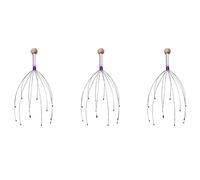 GROCKSTR 3X Massaggiatore Capo Cuoio Capelluto