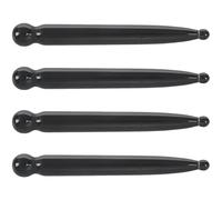 GROCKSTR 4X Tradizionale Relax Thai Foot Massage Riflessologia Stick Strumento Nera