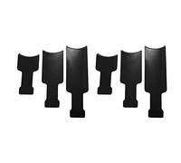 GROCKSTR 6 Pezzi Lunghi Capelli Evidenziare Tagliere Barber Piatto Top Paddle Board Pettine Per Colorazione Dei Capelli Fai da Tinta Parrucchiere Strumento Tinta (Nero)