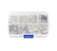 GROCKSTR 600 pezzi 0,5 Mm2-6 Mm2 22-10 AWG non isolati per cavi elettrici, rame stagnato bianco