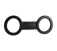 GROCKSTR 8 pezzi Immersione Immersione Snorkeling Silicone Snorkeling Maschera Strap Keeper Supporto Clip Retainer Appendice Gear Parte Accessori Nero