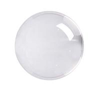 GROCKSTR Sfera di cristallo trasparente di colore di vetro della sfera di fotografia puntelli della palla Decor 50Mm