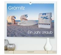 Grömitz - Ein Jahr Urlaub (hochwertiger Premium Wandkalender 2026 DIN A2 quer), Kunstdruck in Hochglanz: Grömitz rund ums Jahr.