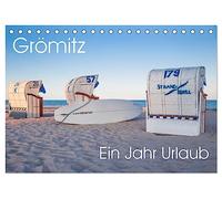 Grömitz - Ein Jahr Urlaub (Tischkalender 2026 DIN A5 quer), CALVENDO Monatskalender: Grömitz rund ums Jahr.