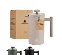 Groenenberg French Press Earth 600 ml o 1 litro, pressa per caffè di alta qualità con funzione di mantenimento termico in acciaio inox