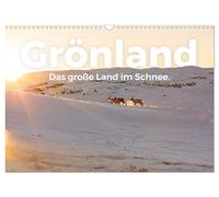 Grönland - Das große Land im Schnee. (Wandkalender 2026 DIN A3 quer), CALVENDO Monatskalender: Entdecken Sie das atemberaubende Grönland, so wie Sie es noch nie gesehen haben.