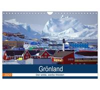 Grönland - Der wilde, weiße Westen (Wandkalender 2027 DIN A4 quer), CALVENDO Mon