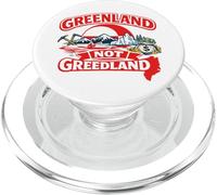 Groenlandia Non Greedland Sovranità Anti-Sfruttamento PopSockets PopGrip per MagSafe