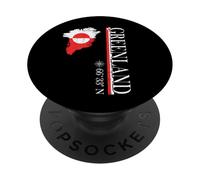 Groenlandia - Nordic Adventure - Bandiera Groenlandia Souvenir PopSockets PopGrip Adesivo