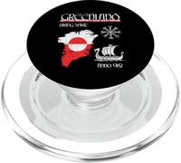 Groenlandia - Vegvisir vichingo - Bandiera Groenlandia Souvenir PopSockets PopGrip per MagSafe