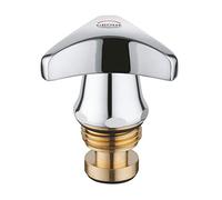 Grohe 11102000, Parte superiore manopola Trecorn, 1/2", cromato/rosso - NUOVO