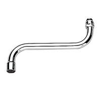Grohe 13051000 Bocca A S per Miscelatore Lavello A Parete, Lunghezza 200 mm, Cromo