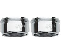 Grohe 13961000 Aeratore per Rubinetto, Cromo (Confezione da 2)