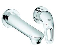 Grohe 19571003 Eurostyle New Miscelatore per Lavabo a 2 Fori, Leva Aperta, Taglia S, Cromo